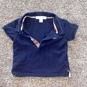 Burberry Baby dark blue polo 9m